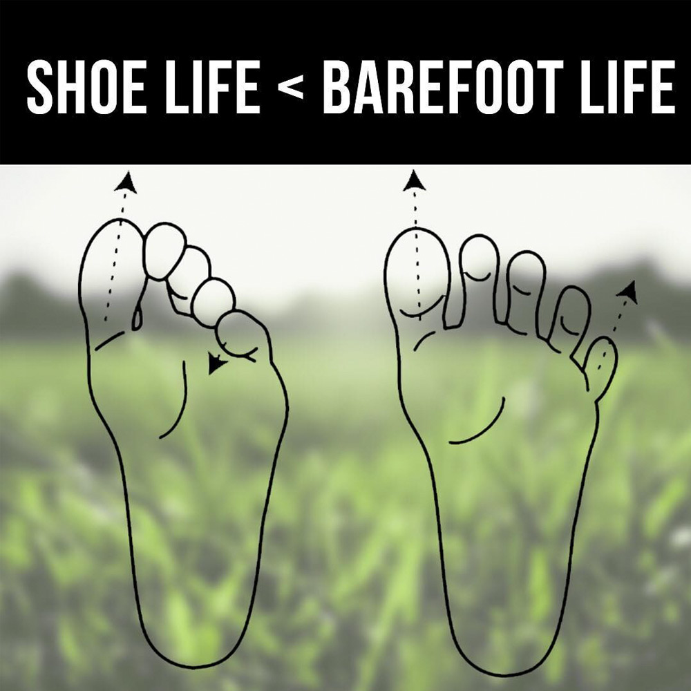 barefoot vs shoes