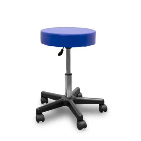 Stool-with-Rolling-Base-and-Gas-Lift-blue