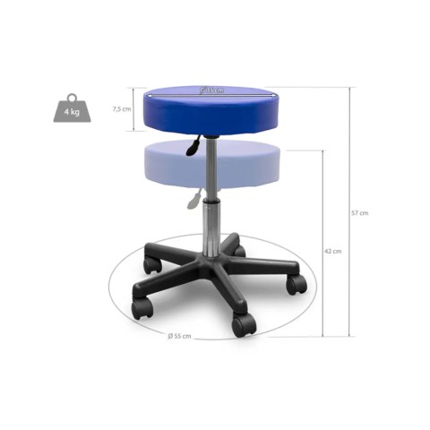 Stool-with-Rolling-Base-and-Gas-Lift